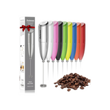 Electric Milk Frother Hand Mixer - Mini Foamer for Coffee & Cappuccino