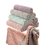 12 Pack Kitchen Towels - Quick Dry Coral Velvet, Soft & Absorbent