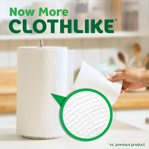 Quick Size Paper Towels - White, 8 Family Rolls - 20 Regular Rolls