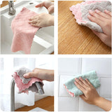 12 Pack Kitchen Towels - Quick Dry Coral Velvet, Soft & Absorbent