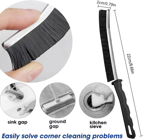 6PCS Multifunctional Cleaning Brush Set - Bathroom, Kitchen, Window, Vehicle