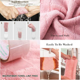 12 Pack Kitchen Towels - Quick Dry Coral Velvet, Soft & Absorbent